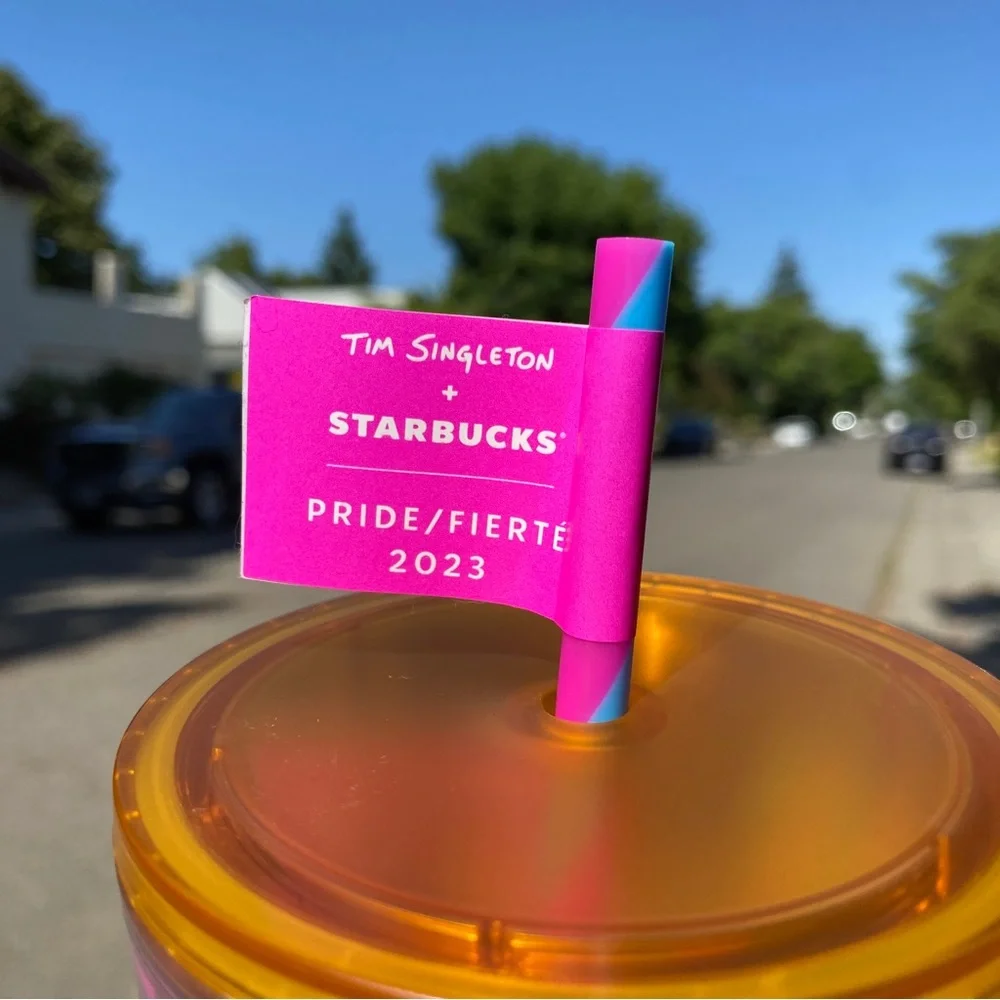 Retired Pride 2023 Tim Singleton x Starbucks Limited Release Venti Cold Tumbler
